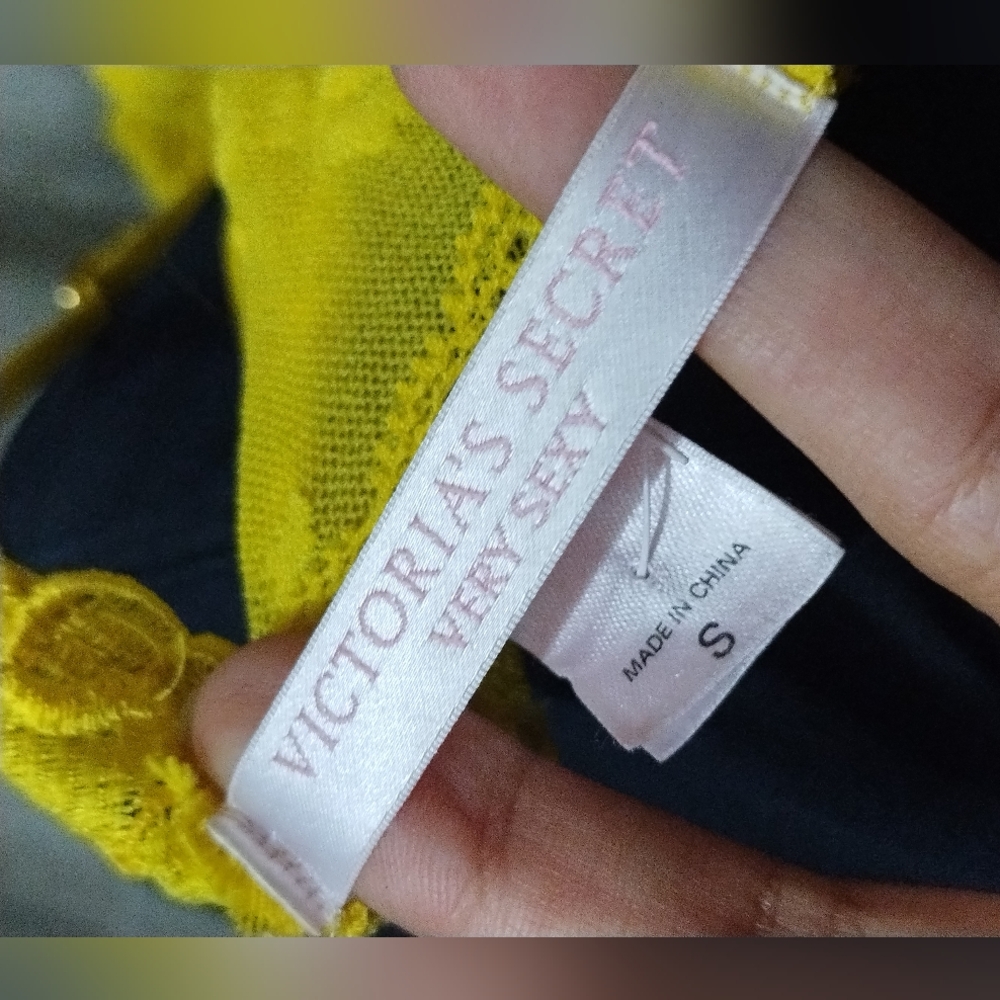 Victoria Secret Yellow Lingerie Slip - Picture 2 of 3
